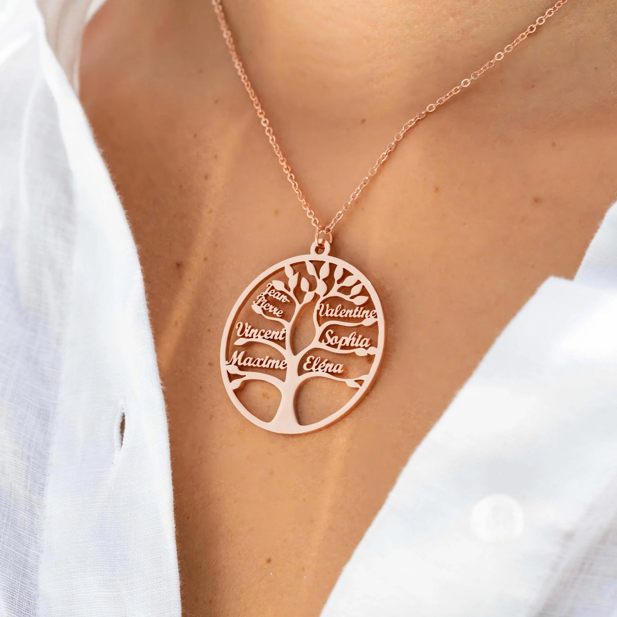 Collier Arbre de Vie Jusqu’à 13 Noms