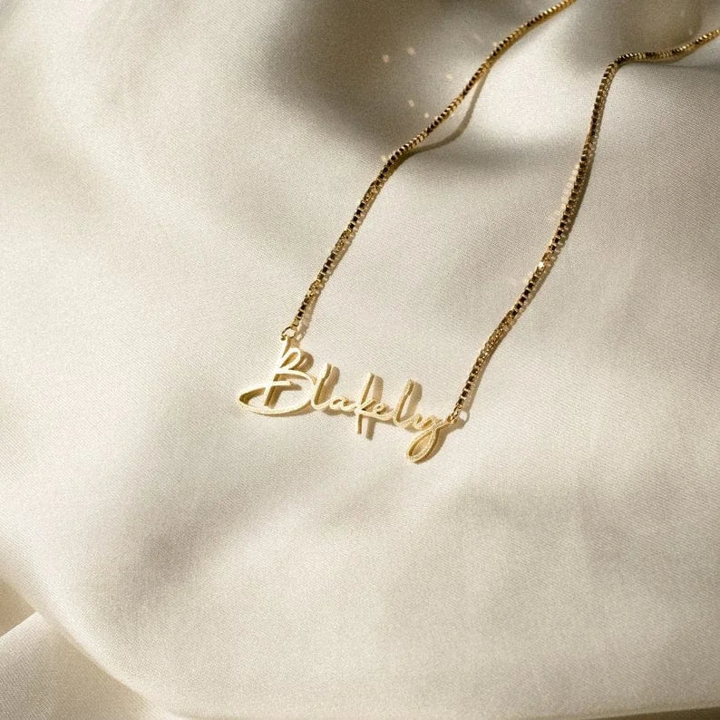 Collier Nom Personnalisé Minimaliste À Maillons Box